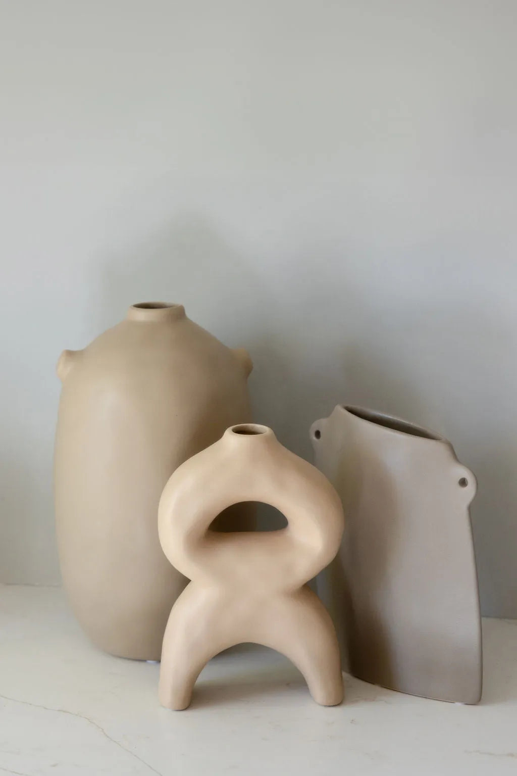 sculptural vases