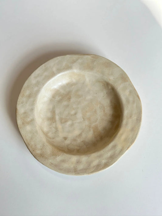 Hammered Earthware Plate