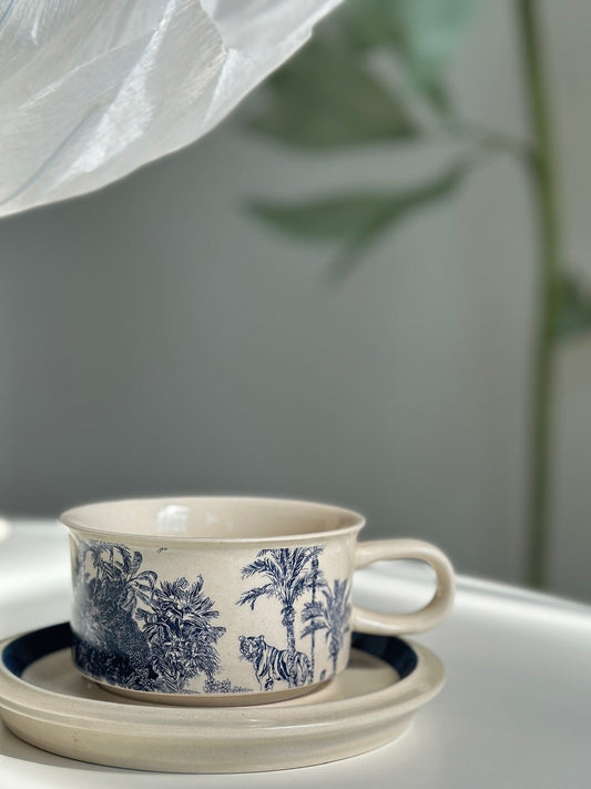 Wild Oasis Mug and Saucer