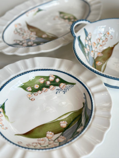 Canterbury Bells Pleated Plate