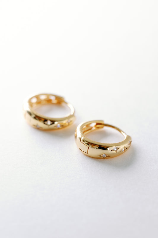 Liquid Gold Mini Hoops