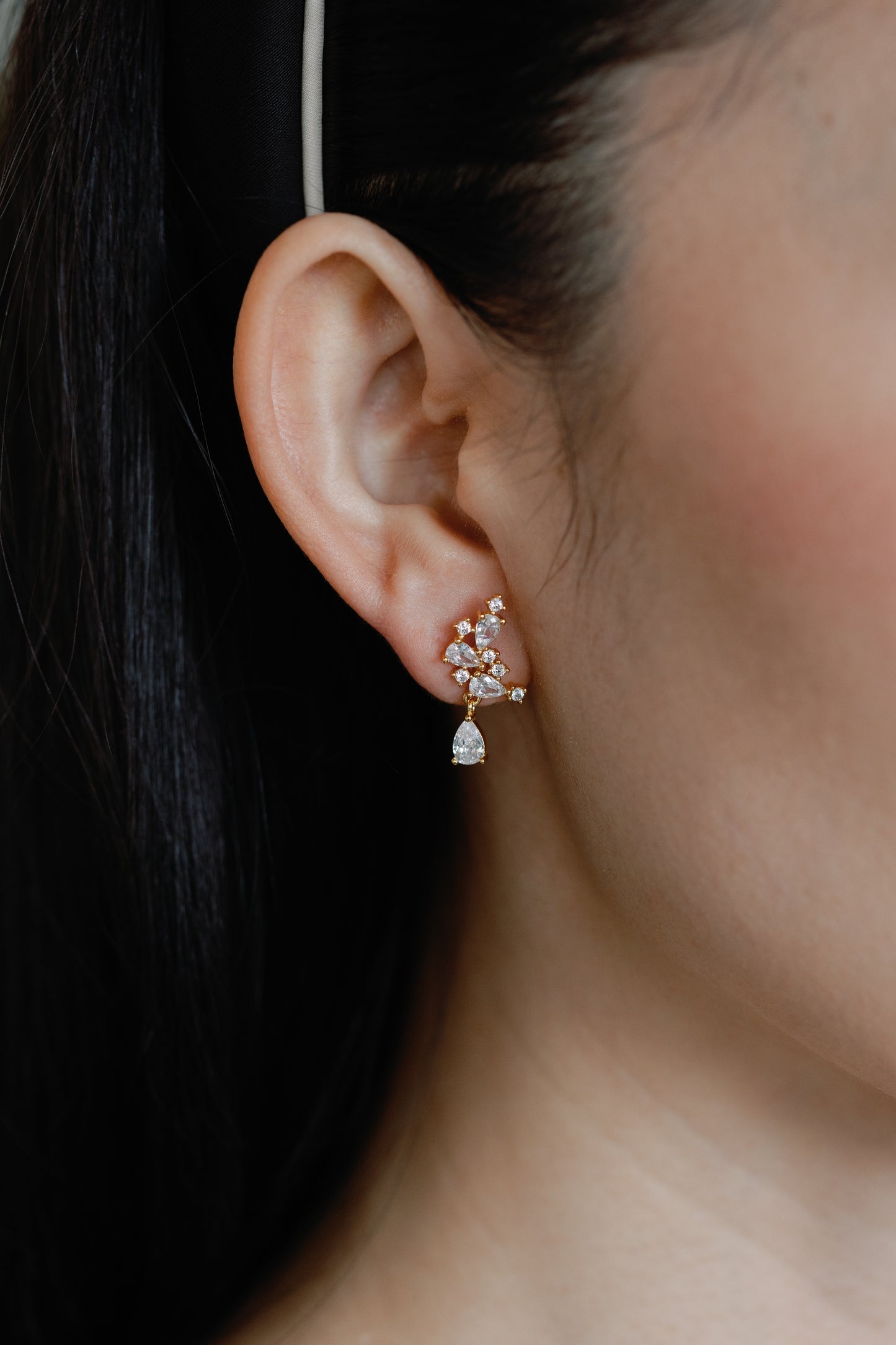 Crystal Cascade Studs