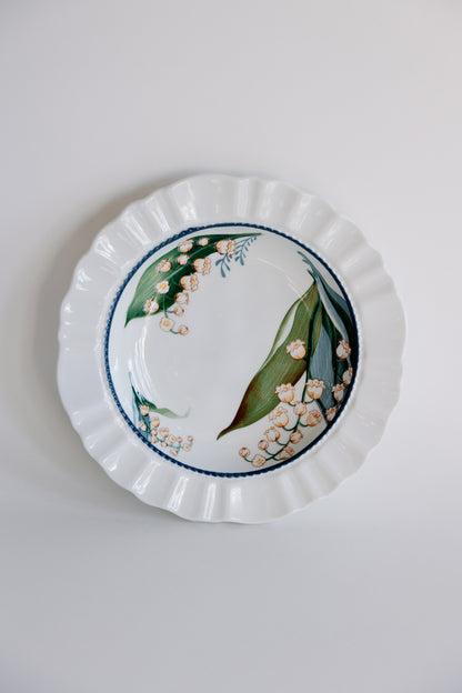 Canterbury Bells Pleated Plate