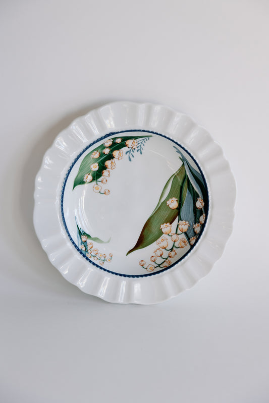 Canterbury Bells Pleated Plate