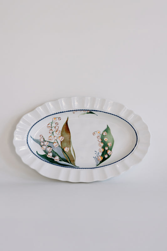 Canterbury Bells Pleated Serving Platter