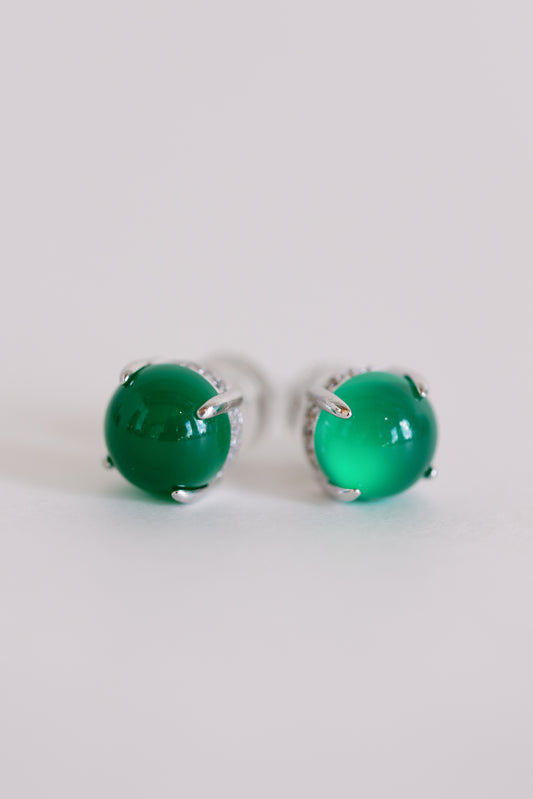 Verdant Jade Studs