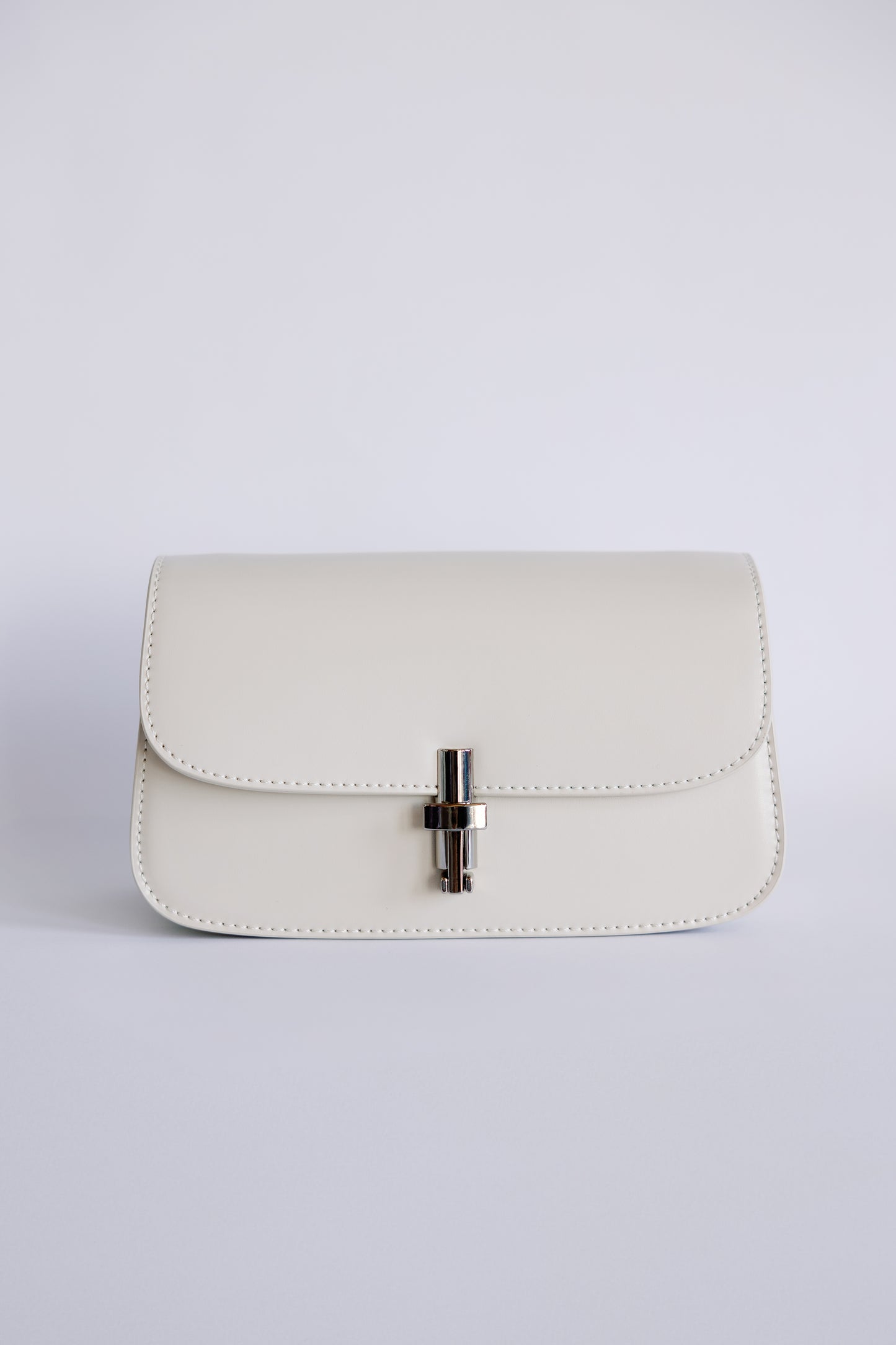 T-Bar Leather Clutch