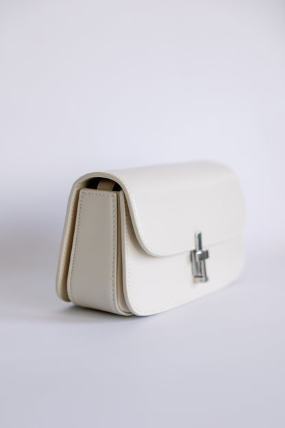 T-Bar Leather Clutch