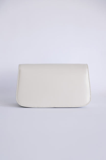 T-Bar Leather Clutch