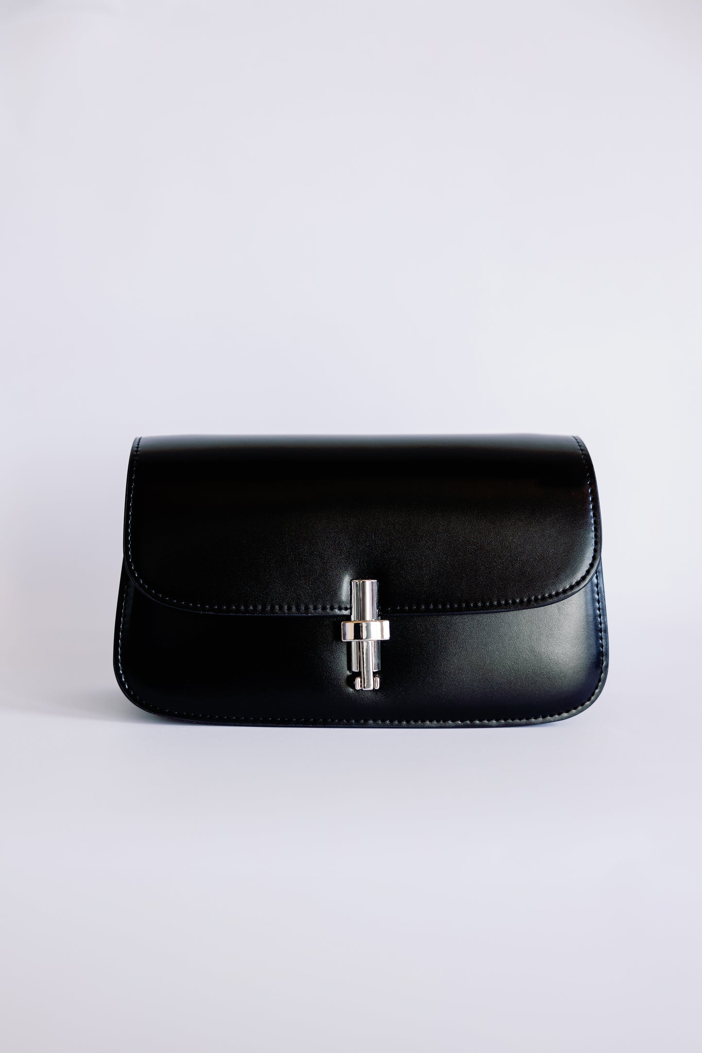 T-Bar Leather Clutch