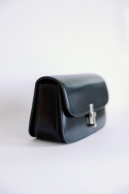 T-Bar Leather Clutch