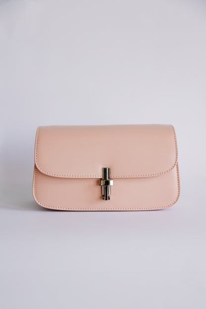 T-Bar Leather Clutch