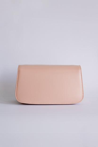 T-Bar Leather Clutch