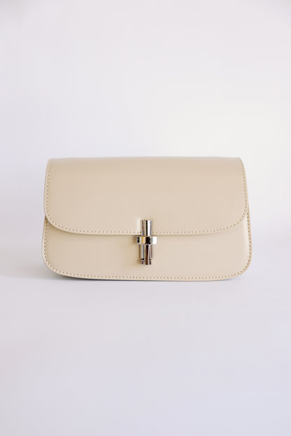 T-Bar Leather Clutch