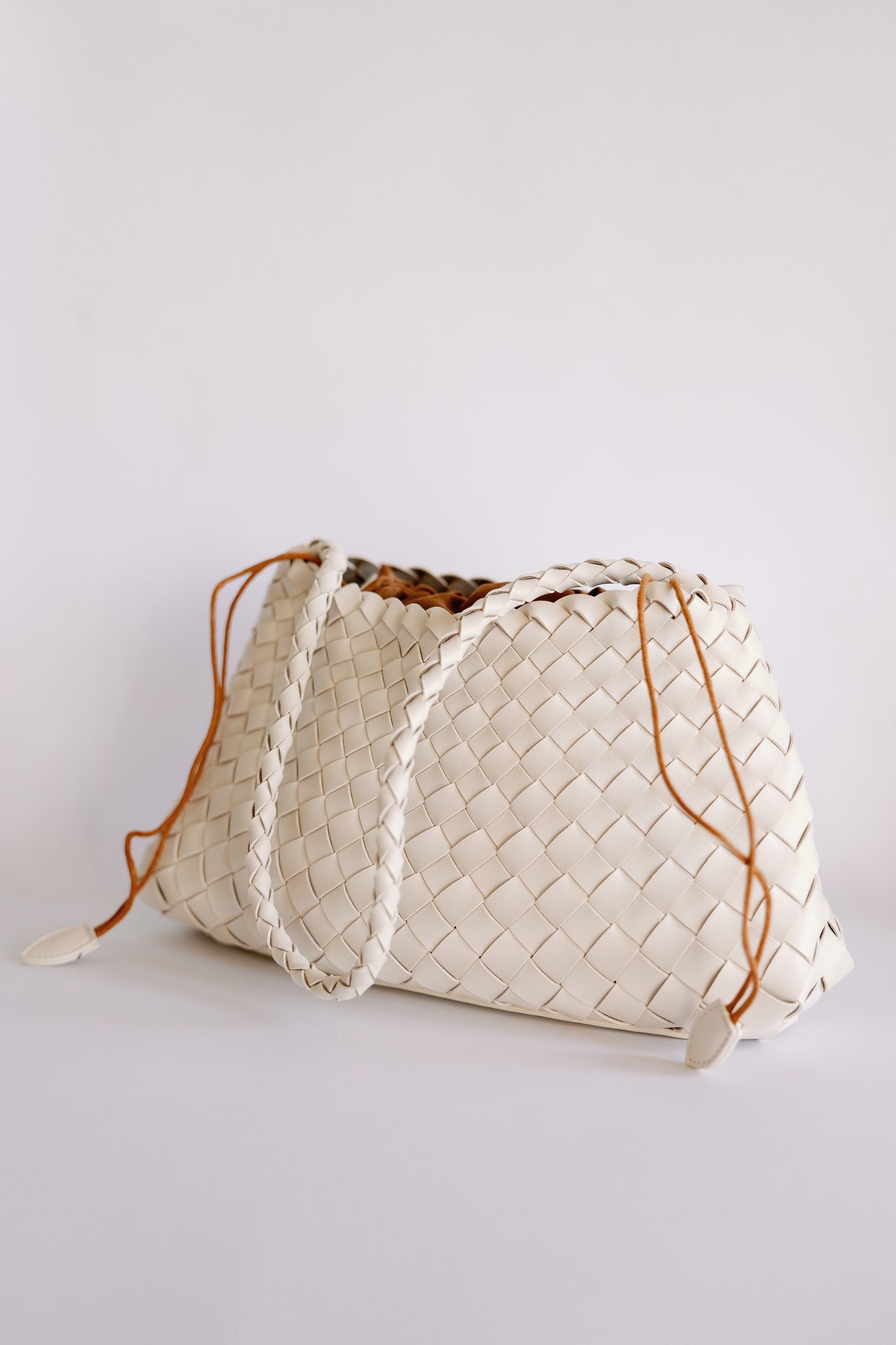 The Woven Leather Clutch