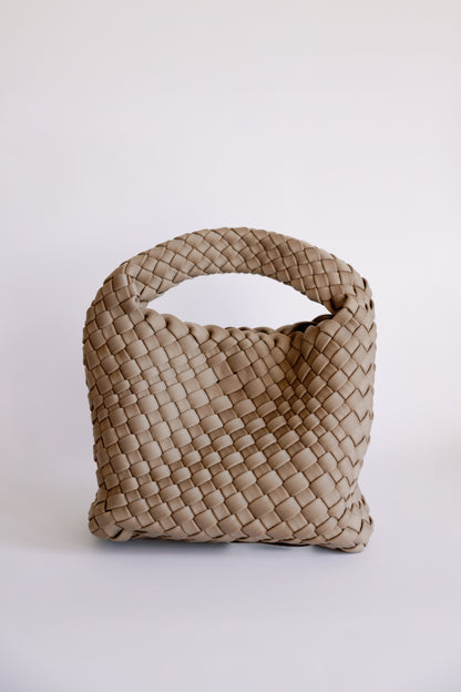 Textured Weave Mini Shopper