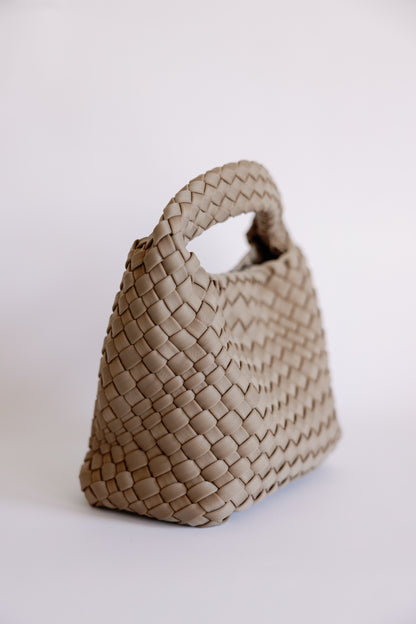 Textured Weave Mini Shopper