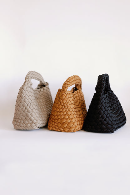 Textured Weave Mini Shopper