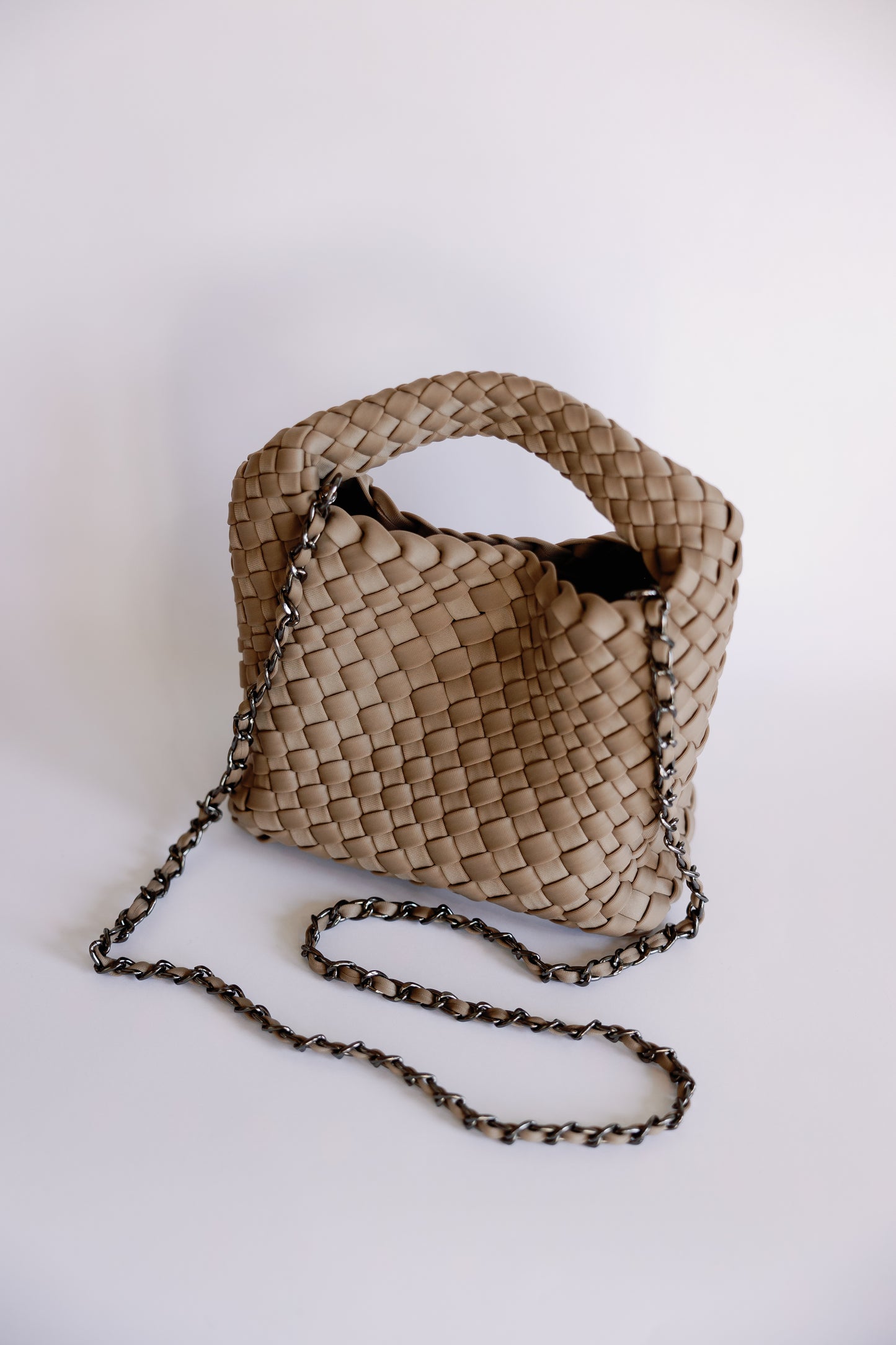 Textured Weave Mini Shopper