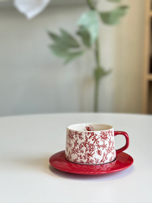 Garden Vignette Saucer and Mug