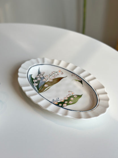 Canterbury Bells Pleated Serving Platter