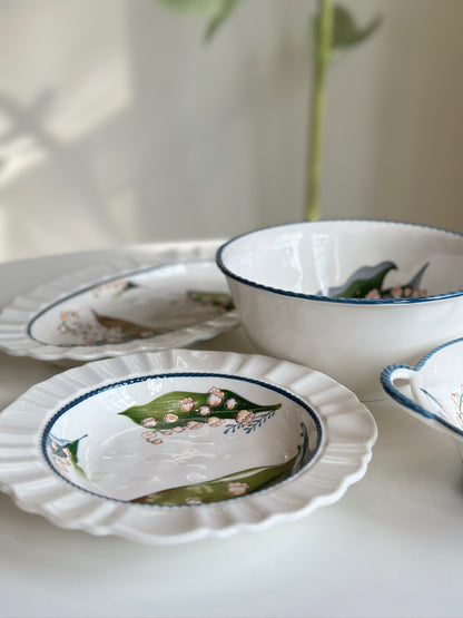 Canterbury Bells Braided Serving Bowl