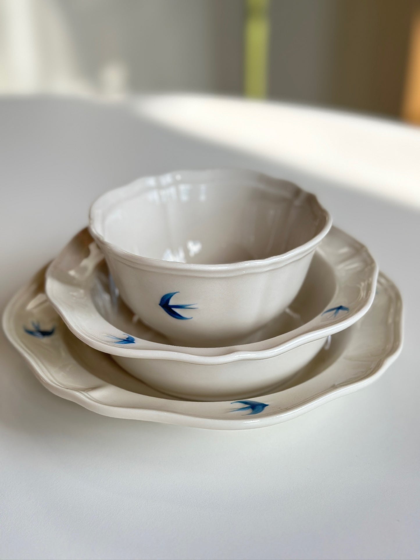 Bluebird Painted Petite Bowl