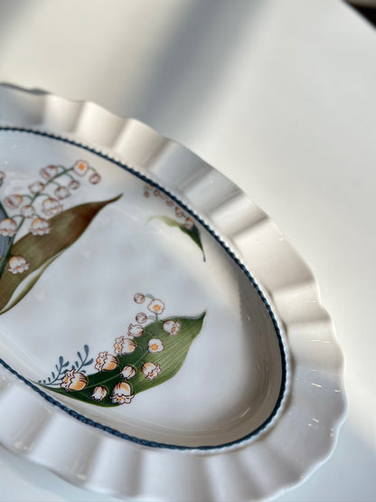 Canterbury Bells Pleated Serving Platter